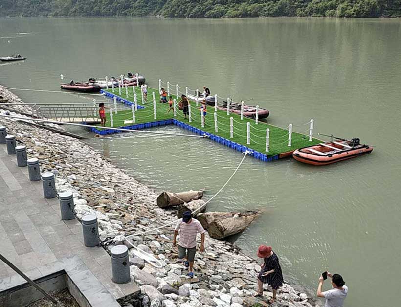 樂(lè)山市大峽谷水利風(fēng)景區(qū)水上旅游浮筒碼頭
