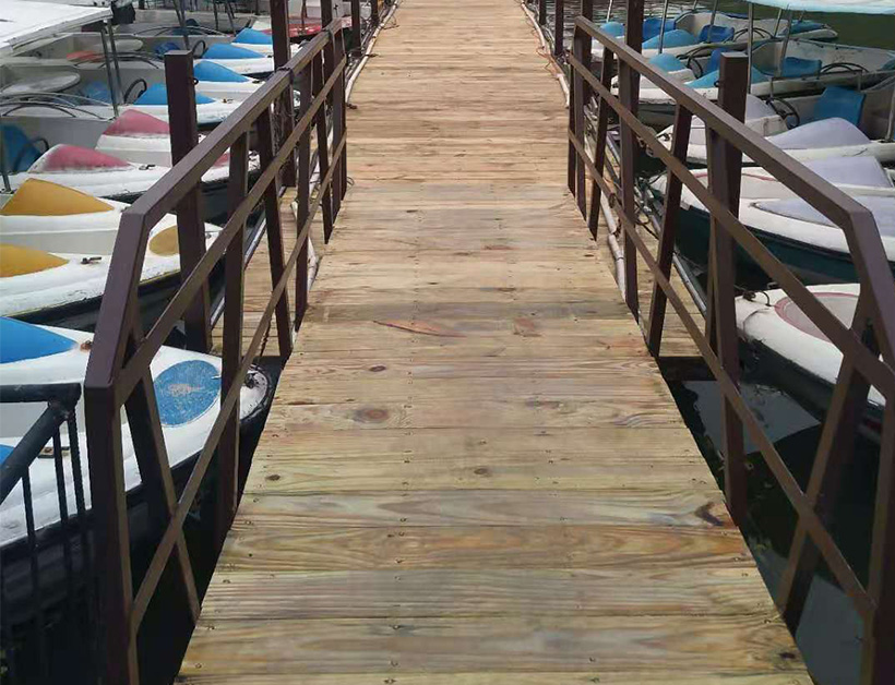 合肥包公園浮動(dòng)碼頭